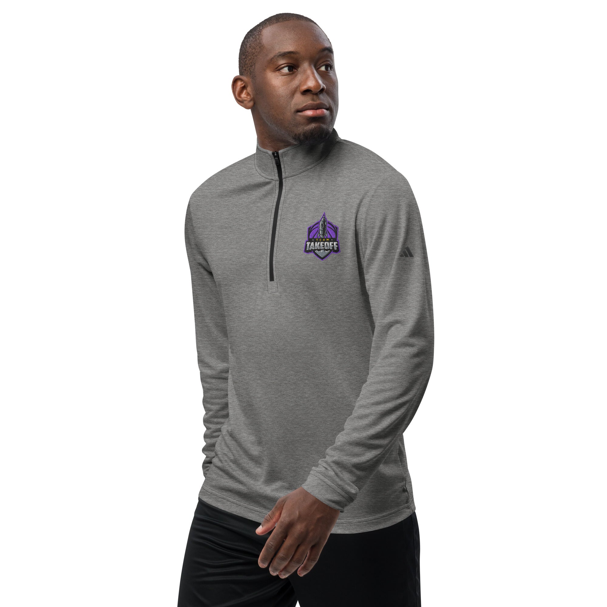 Team Takeoff Adidas Quarter zip pullover – Takeoff Team Store