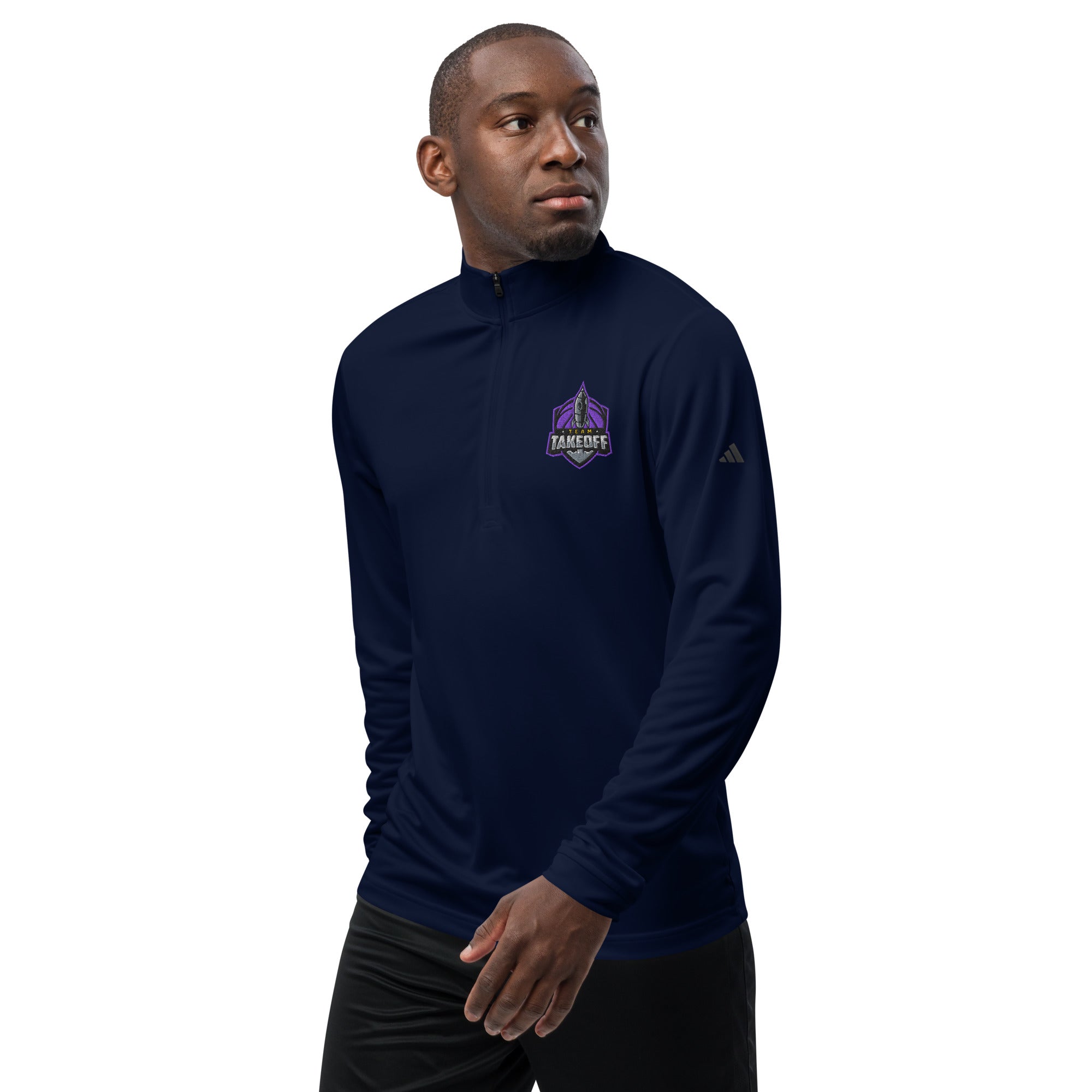 Team Takeoff Adidas Quarter zip pullover – Takeoff Team Store